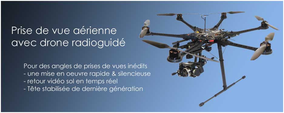 drone pour video aérienne