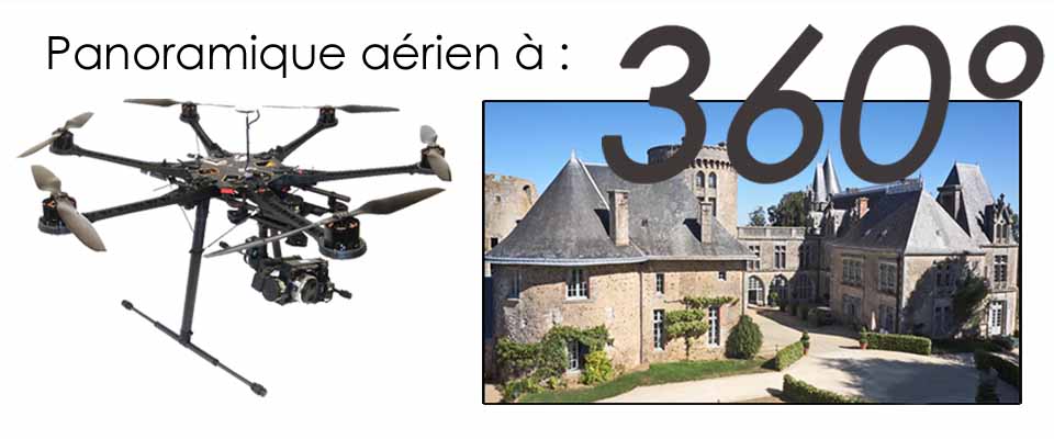 photo panoramique aérienne 360°
