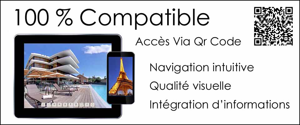 visite virtuelle 360 compatible supports nomades